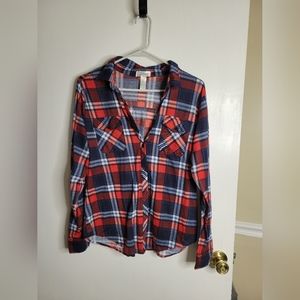 Plaid button up
